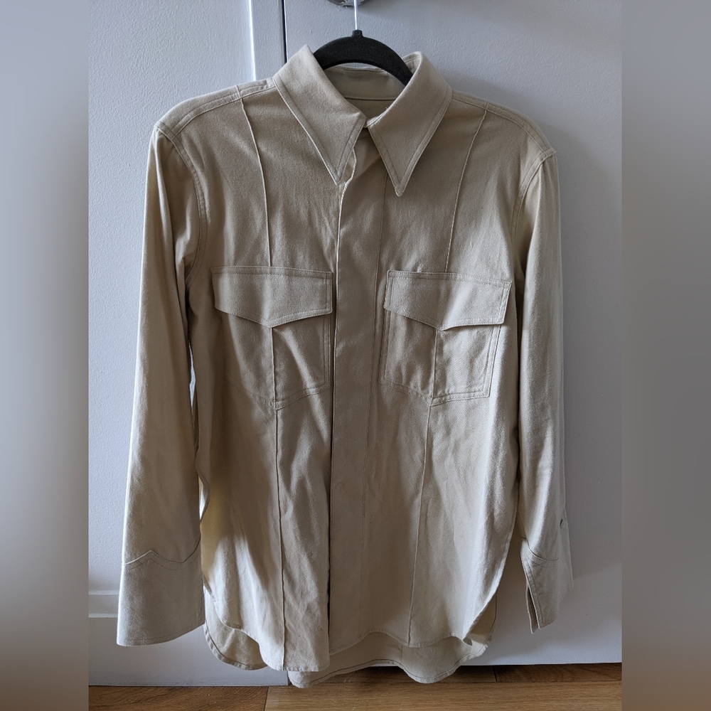 Creatures of Comfort Brushed Cotton Western Shirt